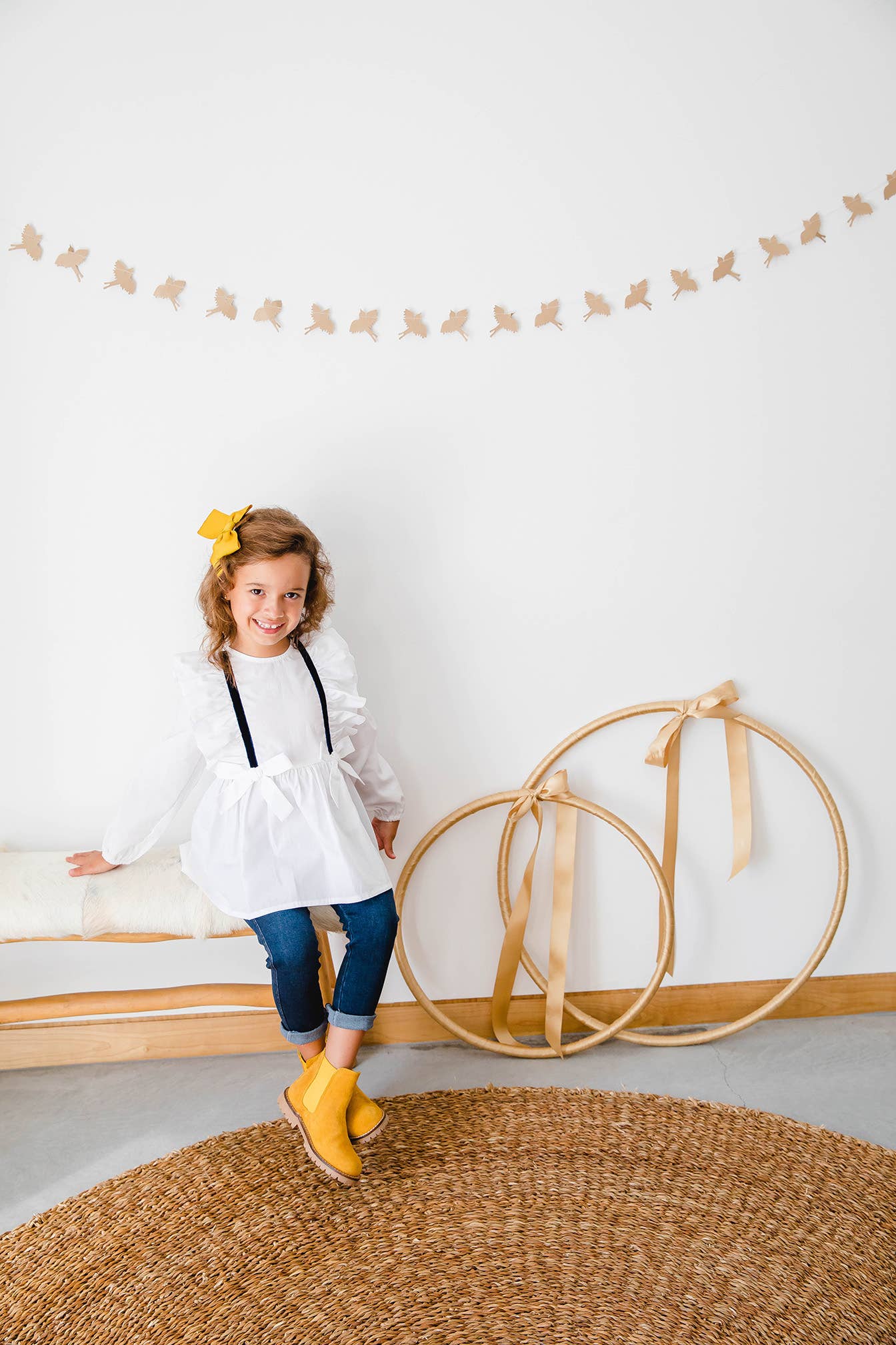 Blue Velvet Applique Tunic: 2 years