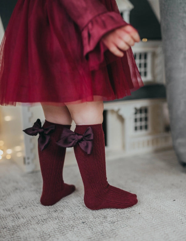 Ever After Linen Tutu Dress - Plum