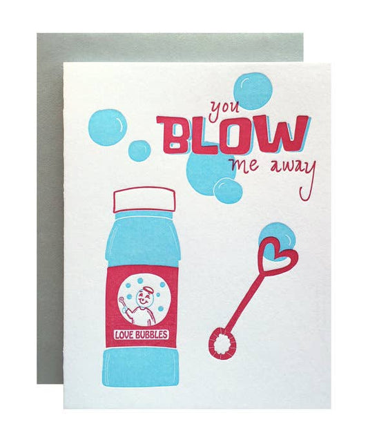 Blow Me Away Valentine Card