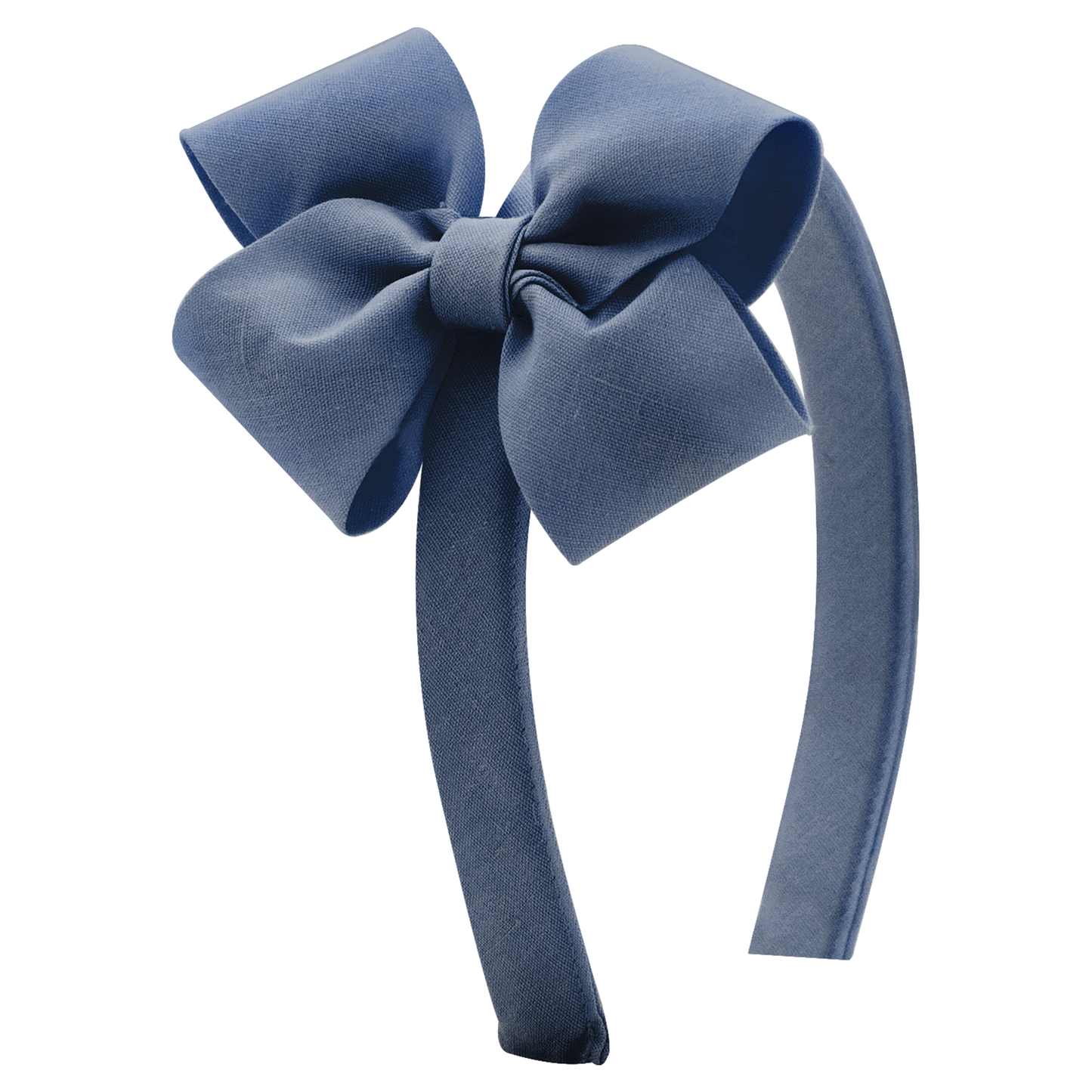 Denim Double Looped Cotton Headband