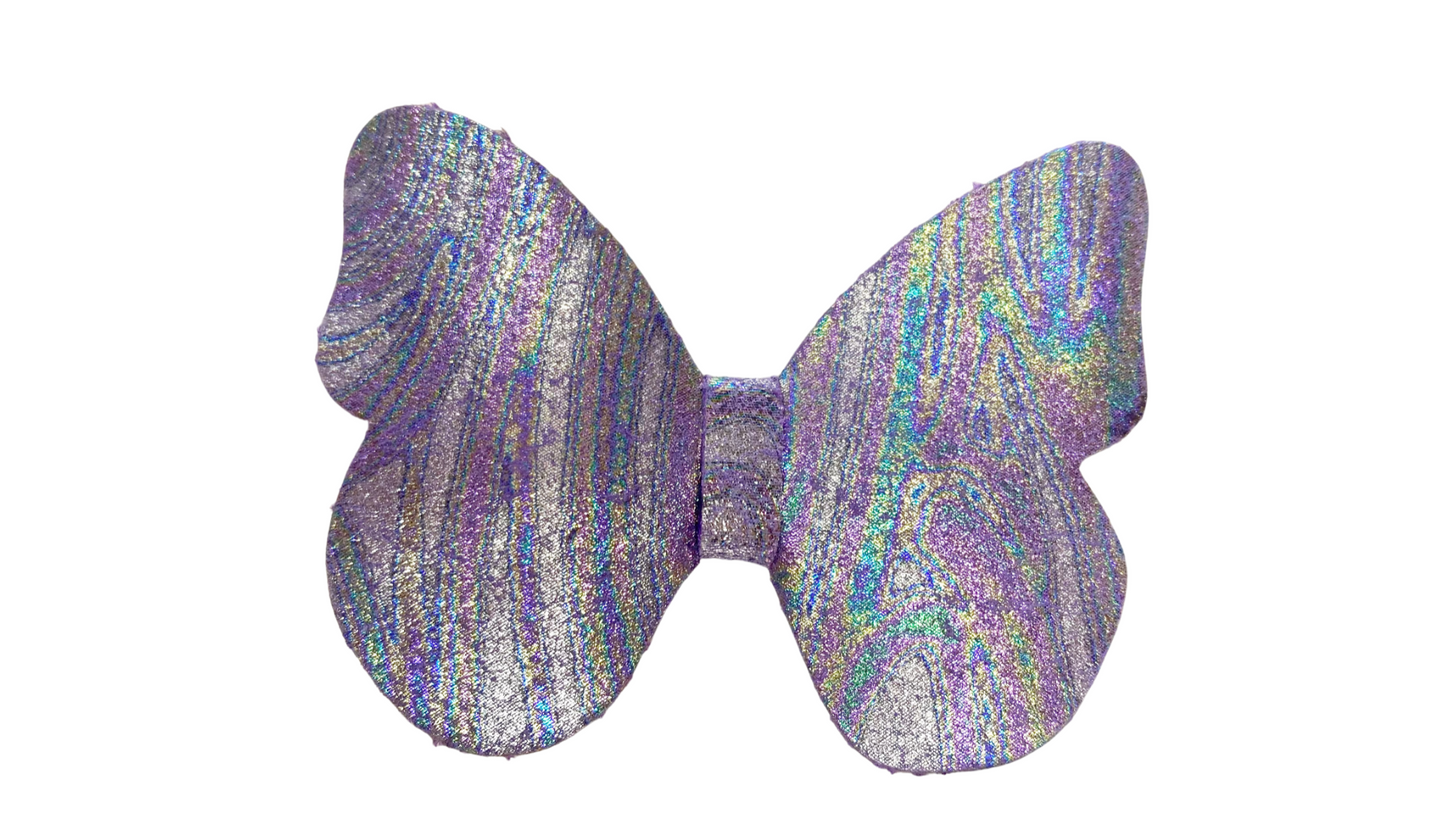 Leather Dragon Fly Hair Clip