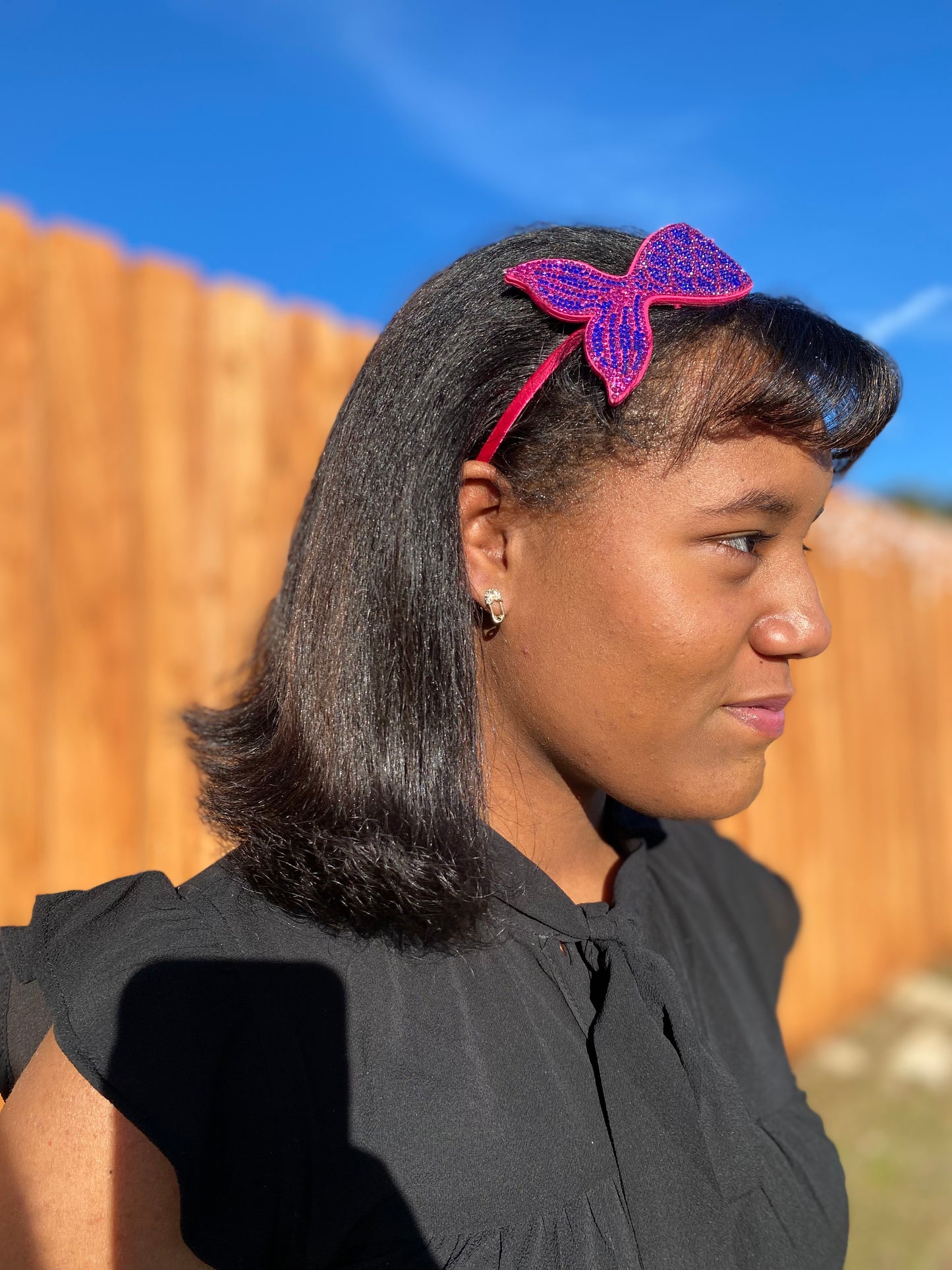 Rhinestone Mermaid Fishtail Headband