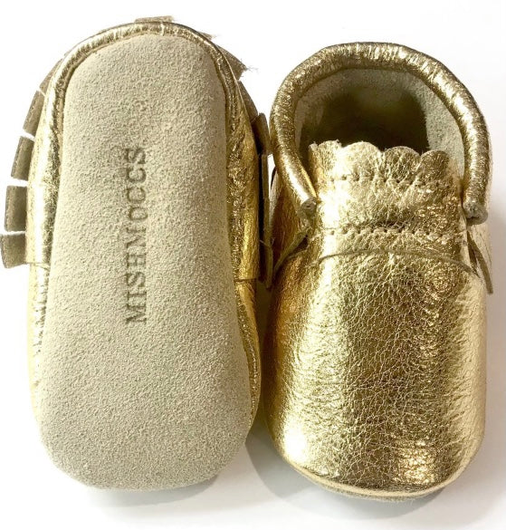 Metallic Moccasins