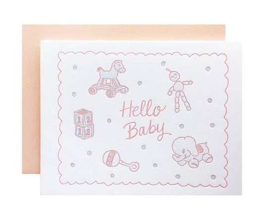 Vintage Toys Coral Greeting Card (Limited Edition)