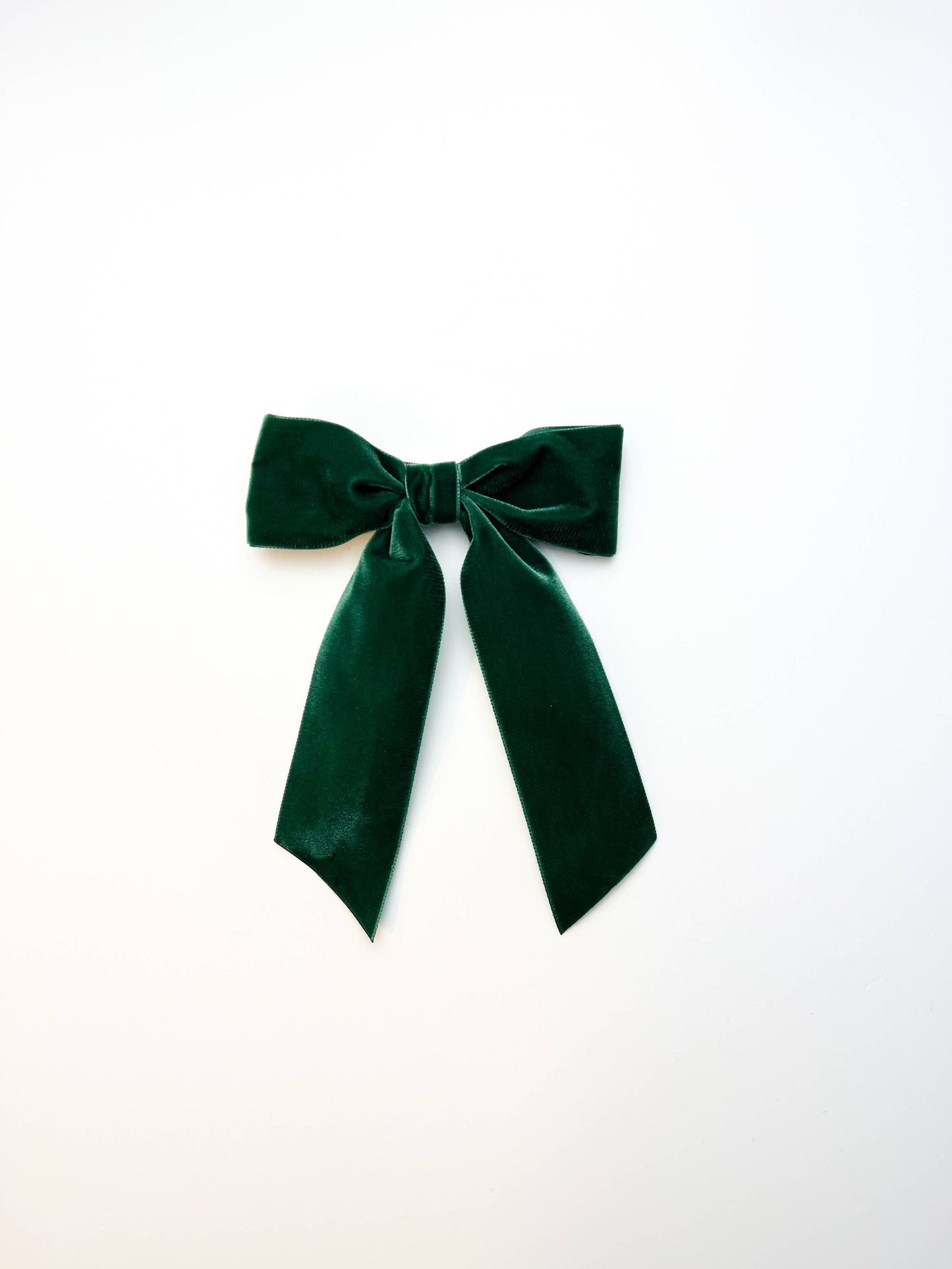 Bailee Bow Barrette: Emerald