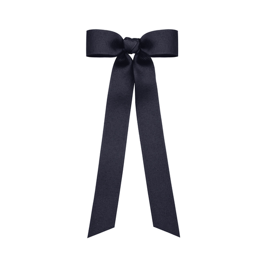 Navy Streamer Bow