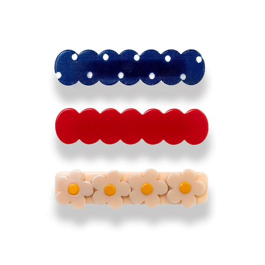 Red Blue and Daisy Combo - Addison Lane