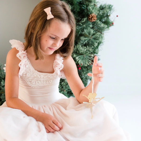 Rose Gold Ballerina Ornament