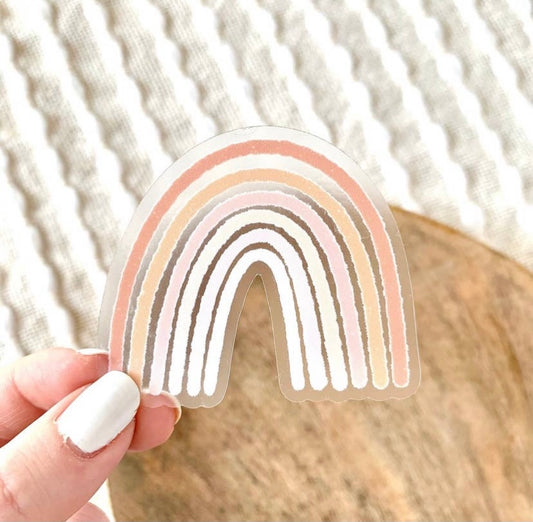 Ombre Pink Rainbow Sticker