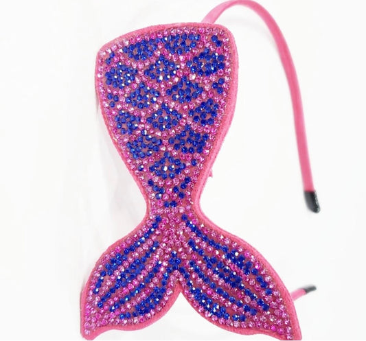 Rhinestone Mermaid Fishtail Headband