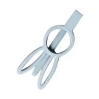 Light Grey Bunny Clip - Addison Lane