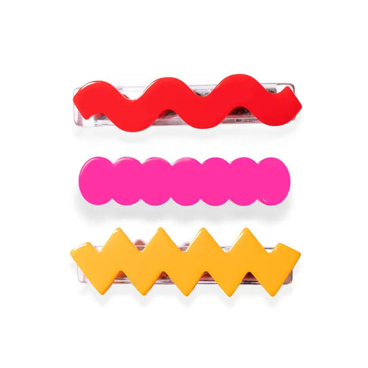 Geometric Hair Clips