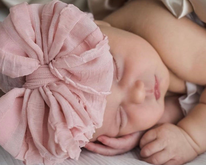Paris Pink Baby Headwrap