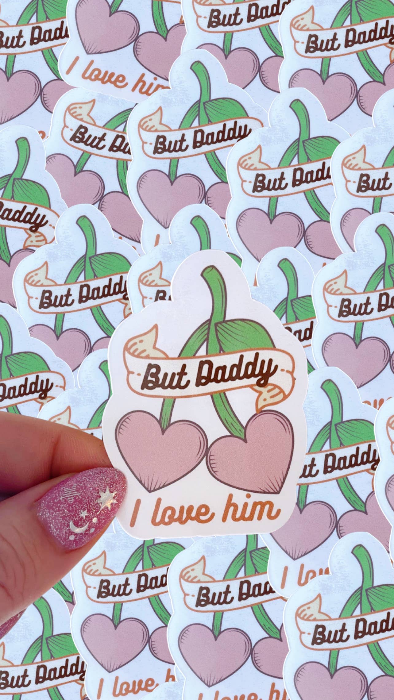 But Daddy I Love Him Sticker