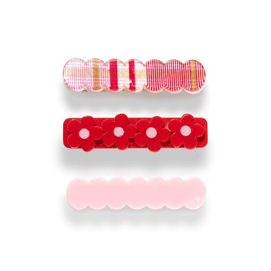 Red & Pink Clip Combo - Addison Lane 