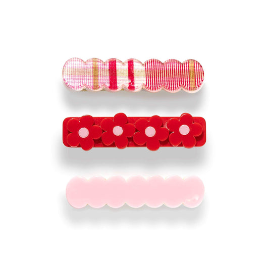 Red & Pink Clip Combo - Addison Lane