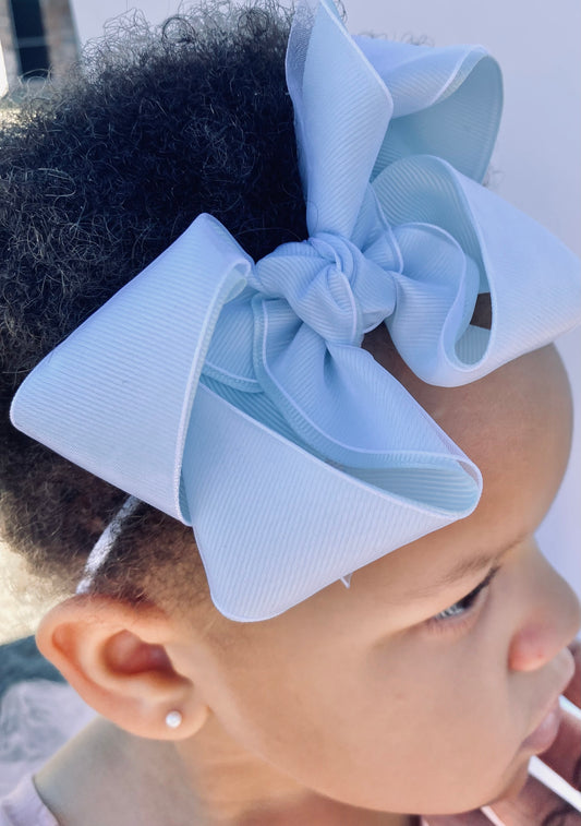 Grosgrain Organza Headband Bow